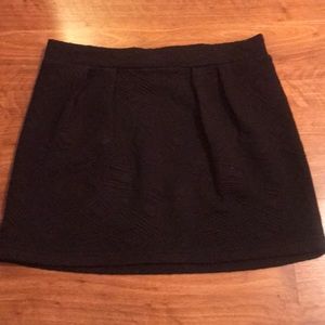 NWT forever 21 Girls Black Quilted Skirt